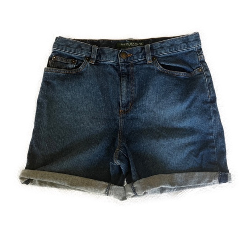 LAUREN JEANS COMPANY RALPH LAUREN JEAN SHORTS SUZE 6
